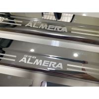 ส่งฟรี ชายบันไดสแตนเลส/สคัพเพลท นิสสัน อัลเมร่า Nissan Almera 2020 อุปกรณ์แต่งรถ อะไหล่แต่ง รถยนต์