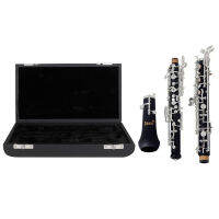 Woodwind อุปกรณ์เครื่องมือ Oboe พิเศษกระเป๋าหนังสีดำ Oboe กล่องเก็บ PU โลหะกดล็อคคู่กกหลอด