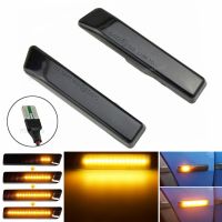 Car Front Wing Smoke Lens Dynamic LED Side Marker Repeater Indicator Light 63132492179 63137164491 For BMW X5 E53 E36