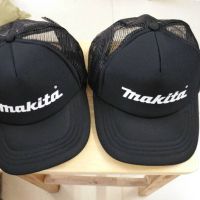 หมวกตาข่ายหมวกกีฬาหมวกกีฬา Unisex โลโก้ Makita สีดํา x1