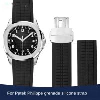 For Patek Philippe Comfortable Silicone 21mm Replace Watch Strap Men Grenade 5164/5167 White Red Black Sports Rubber Watchbands