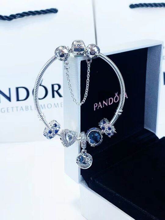 original-ready-stock-pandora-bracelet-สร้อยข้อมือผู้หญิงแท้-925-เงินตาแมวสีแดง-love-จี้ของขวัญวันเกิด