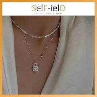 [COD]【Selfield】 S925 Silver Zircon สร้อยคอ Clavicle Chain Minimalist Korea Designable Normcore Minority All-Purpose Accessories