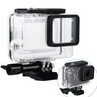 Immersione Subacquea 40ม. คัสโตรเดียโพรท์ติวาเปลือกหอยไม่ซึมผ่านได้ Gaia Adattatore Base ต่อ Gopro Hero 5 6 7กล้องแอคชั่นแคมเมรา