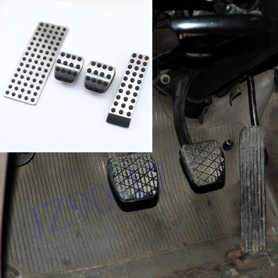☈℡ Car Non Slip MT Foot Rest Plate Footrest Pedal Cover Fit For Benz W210 S210 1996-2002 E230 E240 E280 E320 E420 E430 E50AMG
