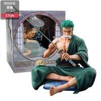 (ความสูง 21 ซม.) จุดใหม่อะนิเมะ "One Piece" รูป Series สาม Zoro สามพัน Zoro รูปและประเทศรูปเครื่องประดับของขวัญวันหยุดวันเกิด