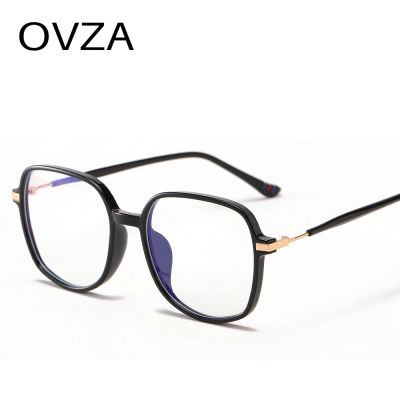 OVZA TR90ป้องกันแสงสีฟ้าแว่นตาผู้ชายแฟชั่นกรอบแว่นตาผู้หญิงป้องกันความเมื่อยล้า S4025