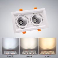 【CW】 Dimmable Super Recessed Downlights COB 10W 20W 30W 40W lights decoration Ceiling Lamp AC85 265V