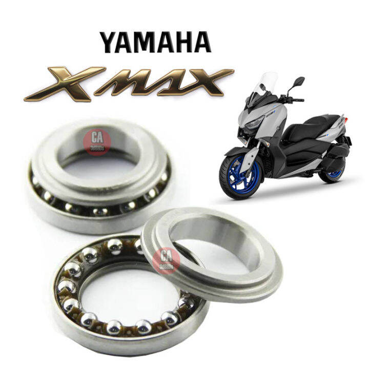 ถ้วยคอ-ชุดลูกปืนคอ-yamaha-xmax300-ลูกปืนคอ-xmax300-สินค้าตรงรุ่น-ไม่ต้องแปลง-xmax300-ถ้วยคอกลึง-ลูกปืนคอเม็ดกลม