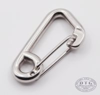 OTG ดำน้ำ316สแตนเลส (80MM) ตะขอเกี่ยวสปริง CARABINER # OG-224