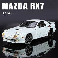 รถมาสด้าของเล่น RX-7 RX7ซุปเปอร์คาร์ของเล่นไดโอดรถโลหะผสมรถสปอร์ตยานพาหนะจำลองแสงไฟเสียงจำลองของขวัญสำหรับเด็ก