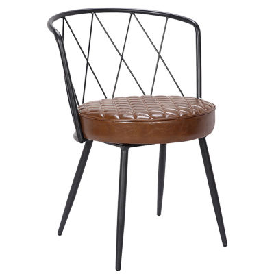 เก้าอี้เหล็ก เฟอร์อินเทรน Steel Chair Model : MET7 Brown