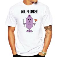 Mr Plumber Plumbing Mens T-Shirt Christmas Fathers Day Gift Cotton Tee  fashion style mens cool tshirt