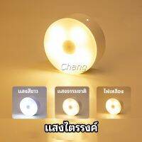 Chang โคมไฟหัวเตียง 0.6w LED โคมไฟ ยึดผนังด้วยแม่เหล็ก ชาร์จ LED Button night light