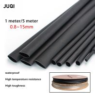 1/5 METER/LOT 2:1 Black 1 2 3 5 6 8 10mm Diameter  Heat Shrink Tubing Tube Sleeving Wrap Wire DIY transparent Repair Connector