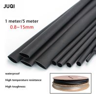 1/5 METER/LOT 2:1 Black 1 2 3 5 6 8 10mm Diameter  Heat Shrink Tubing Tube Sleeving Wrap Wire DIY transparent Repair Connector Electrical Circuitry Pa