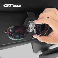 Car Sun Visor Glasses Clip Interior Accessories For Peugeot GT GTline 3008 308 T9 208 508 2008 Rifter 5008 207 206 408 108 4008