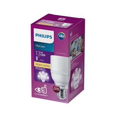 "โปรโมชั่น"หลอดไฟ LED 13 วัตต์ Warm White PHILIPS รุ่น LEDBRIGHT T60 E27"ส่งด่วนทุกวัน"