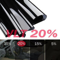 300cmX50cm Nano Ceramic VLT20 High Heat Resistant Car Solar Tint Rear Side Window Film 99 UV Protector Sticker