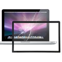 เลนส์กระจกหน้าจอด้านหน้าด้านนอกสำหรับ MacBook Pro 15 A1286 2009-2012 (สีดำ)