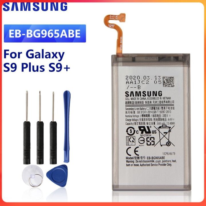 แบตแท้-samsung-galaxy-s9-plus-s9-sm-g965f-g9650-g965ds-3500mah-battery-eb-bg965abe