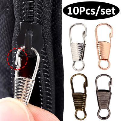 ◙ 10PCS Universal Zipper Puller Detachable Zippers Pull Tab Fixer Replacement Zip Slider Teeth Rescue Sewing for Jacket Luggage