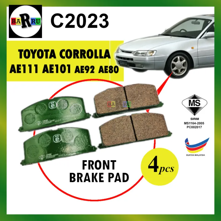 SIRIM Certified 4pcs Toyota Corolla AE111 AE101 AE92 AE80 SEG Front