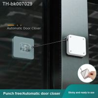 ♂  Anti-corrosion Door Closer Automatically Adjustable Tension Closing Device No Punching Rawstring Door Closer Bracket Punch-free