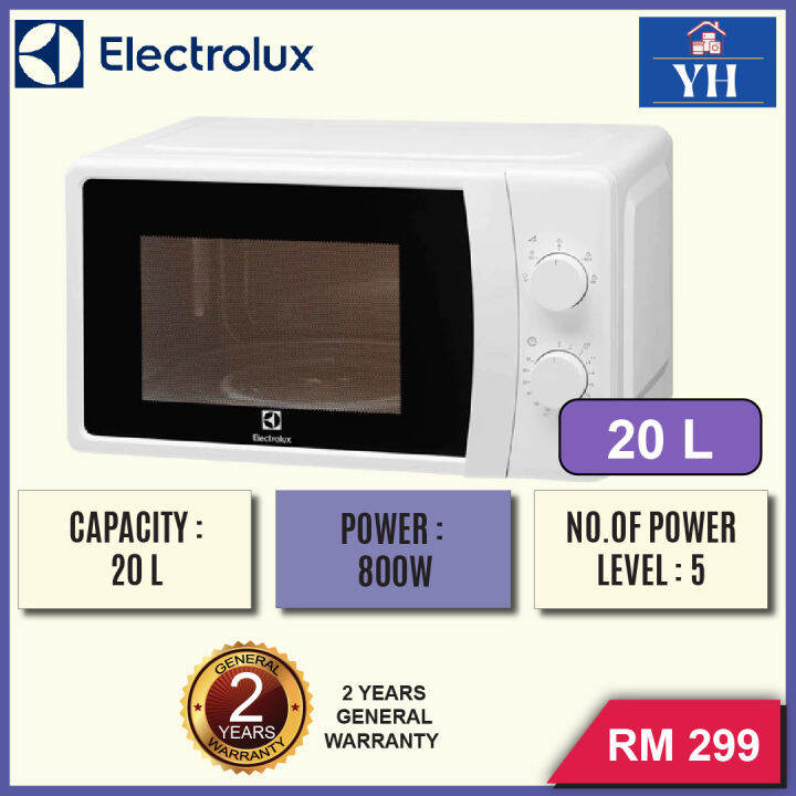 Electrolux EMM20K18GWI 20L UltimateTaste 500 Freestanding Microwave