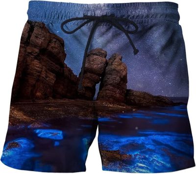 SLATIOM Funny Art 3d Printing Mens Surf Trunks Shorts Pants Mens Running Sports Pants (Color : C, Size : S code)