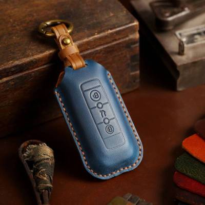 Luxury Leather Car Key Case Cover Fob Protector for Qoros 3 2013-2021 5 7 5S 3gt suv Accessories Keychain Holder Keyring Shell