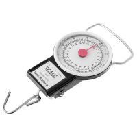 22kg/50lb Portable Hanging Scale Balance Fish Hook Weighing Balance Kitchen With Measuring Tape Measure Fishing Scales 28TC Luggage Scales