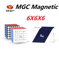 ลูกบาศก์ความเร็วมหัศจรรย์แม่เหล็ก YJ MGC 6X6 M,ของเล่นฟิดเจตแบบมืออาชีพไม่มีสติกเกอร์จิ๊กซอว์ลูกบาศก์ของรูบิก6 6X 6เมตร