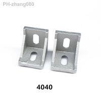 ■✐ 50pcs Silver Aluminum 4040 Corner Brackets 40x40 corner fitting angle aluminum L connector bracket for 4040 Aluminum Profile