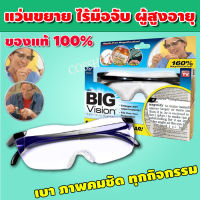 แว่นตาขยาย แว่นขยายไร้มือจับ แว่นขยาย แว่นขยายอ่านหนังสือ แว่น big vision แว่นขยาย ไม่เบลอ แว่นขยายเอนกประสงค์ กำลังขยาย 160 เท่า แถมฟรี ถุงผ้าใส่แว่น รุ่น CSP-107