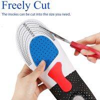 【A Creatively】 รองเท้า Insoles สำหรับผู้ชายผู้หญิง Plantar Fasciitisintee Shock Absorbing Anti Fatigue สำหรับเดิน Runing และสีดำ