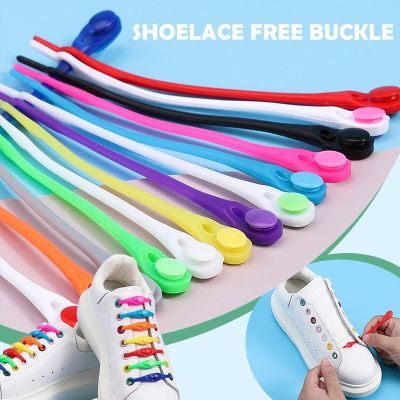 Waterproof Silicone Shoelace Sneakers Safty Shoes For Men Women Accessories Round Elastic Shoelaces No Tie Lazy Shoe Laces