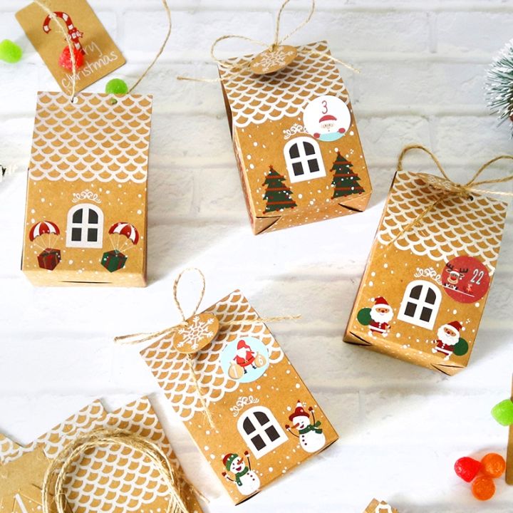 4sets-gingerbread-house-gift-box-christmas-candy-box-birthday-party-sloth-treat-box-with-gift-tag-new-year-holiday-favor-box