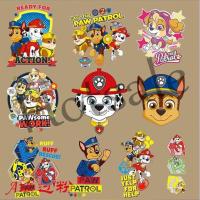 【hot sale】 ✴ B15 Paw Patrol Iron on Patches Set for Kids Clothing DIY T-shirt Applique Heat Transfer Vinyl Patch Stickers Thermal Press