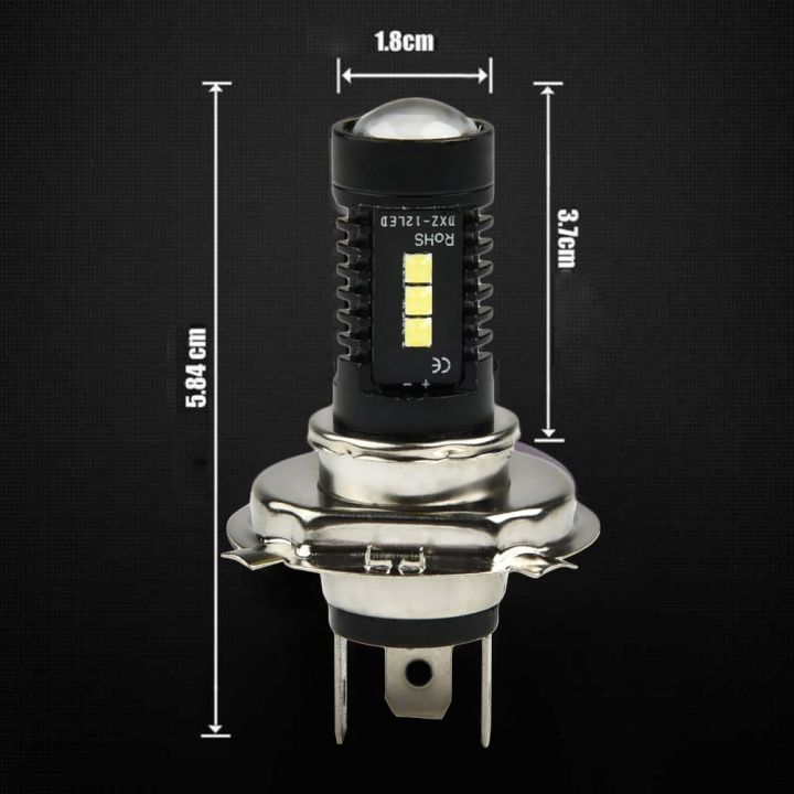 ชิ้นส่วนกันน้ำอะลูมินัมอัลลอย-cob-9003-dc-12v-24v-h4ไฟ-led-2ชิ้น