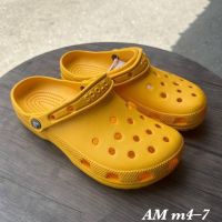 CROS รองเท้าแตะ ครอส ผู้หญิง รุ่น Unisex Classic Clog รองเท้าลำลองผู้ใหญ่ (สีเหลือง)