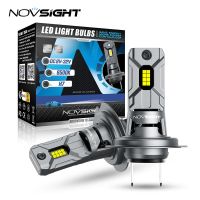 Novsight H7 60W 6000LM 6500K Car LED Headlight Bulbs Automobile Headlamp Fog Lights 12V 20V Easy Install Fan Mini1:1