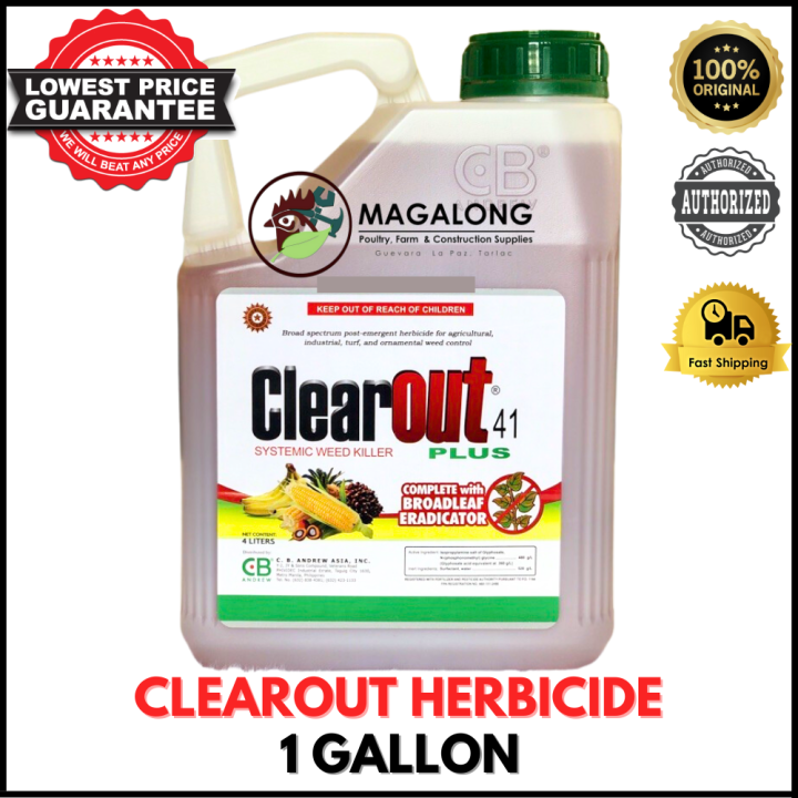 CLEAROUT 41 PLUS SYSTEMIC WEED KILLER - HERBICIDE - SAME AS DEMOLITION ...