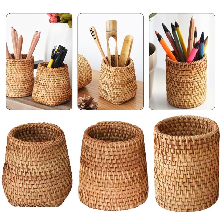 rattan-storage-baskets-chopsticks-tube-shovel-spoons-bucket-pens-boxes-dinner-knives-forks-tableware-storage-box-home-organizer