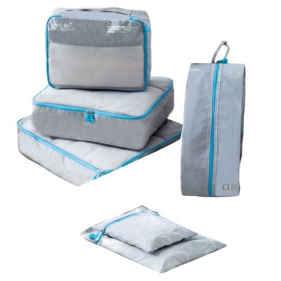 7 Pieces Set Travel Organizer Storage Bags Suitcase Portable Luggage Organizer Clothes Shoe Tidy Pouch Packing Set