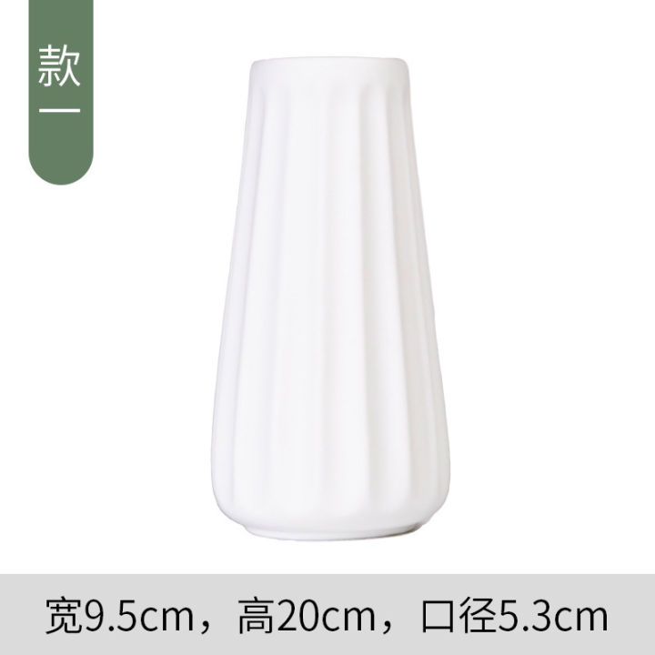 2022-new-ins-vase-decoration-small-fresh-ceramic-vase-white-arts-and-crafts-vase-veramics-northern-european-minimalist-style