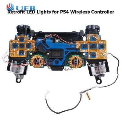 แผงไฟสำหรับเชื่อมที่ถือเกมชิ้นส่วนซ่อมบอร์ด LED เปลี่ยนได้ที่ถือเกมแผงไฟสำหรับตัวควบคุม PS4