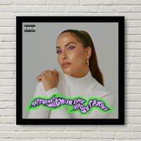 Snoh Aalegra เสียงสูงชั่วคราวในท้องฟ้าสีม่วงอัลบั้มเพลงปกคลุมโปสเตอร์ผ้าใบพิมพ์ลายภาพวาดตกแต่งบ้าน (ไร้กรอบ)