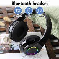 B39 Gaming Music Headset: หูฟังบลูทูธพร้อมไฟ LED,ไมค์และเบสคงที่สำหรับเสียงไฮไฟ