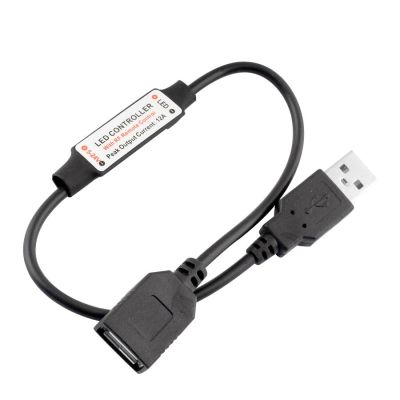 Yingke รีโมทคอนโทรล Rf Usb 11ปุ่มสำหรับแถบไฟ Led สวิตช์หรี่ไฟ5V Usb Led รีโมทคอนโทรลสำหรับ5050/2835สีเดียว